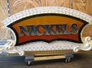 double sided Nickles sign, 5'x 3' 
