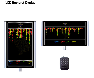 LCD Baccarat Display