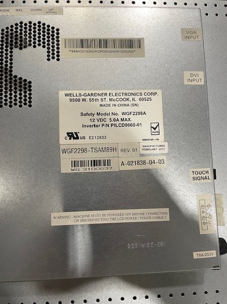 22" Monitor