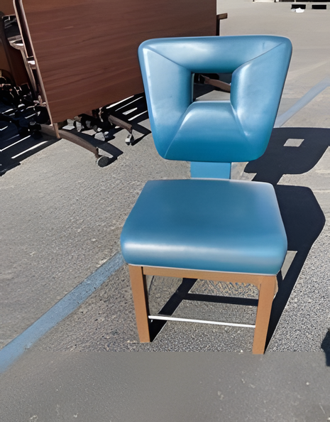 Blue Design Poker Chair